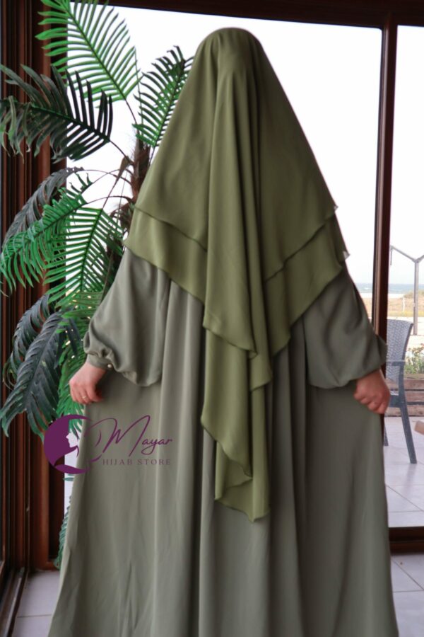 Jilbab-Zahra-Vert-militaire-mayar-hijab-store