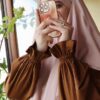 Jilbab femme abaya femme Chams marron